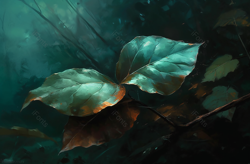 两片叶子特写插画,插画/手绘图,插画/手绘图库,插画/手绘图下载,插画/手绘